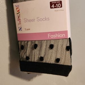 Joyspun sheer socks